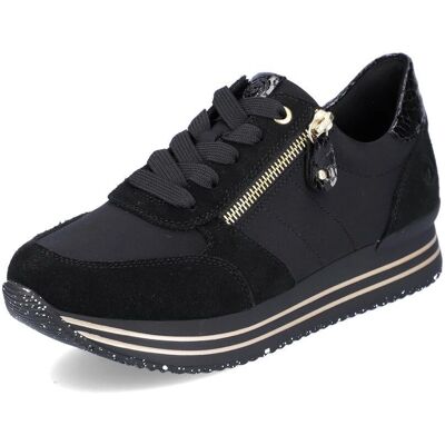 Remonte Sneakers noires décontractées - Semelle intérieure amovible Remonte Sneakers noires décontractées - Semelle intérieure amovible