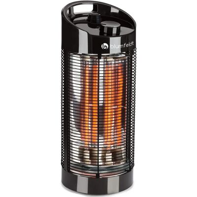 Blumfeldt Heat Guru 360 - Radiateur infrarouge, 1200/600W, oscillation, IPX4 - Publicité Blumfeldt Heat Guru 360 - Radiateur infrarouge, 1200/600W, oscillation, IPX4 - Publicité