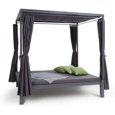 Blumfeldt Senator Lounge Fauteuil de Jardin - Toldo Imperméable - 188x208x205 cm - Gris - Publicité Blumfeldt Senator Lounge Fauteuil de Jardin - Toldo Imperméable - 188x208x205 cm - Gris - Publicité