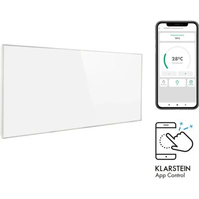 Klarstein Wonderwall Smart Radiateur Infrarouge - Blanc - 720 W - Publicité Klarstein Wonderwall Smart Radiateur Infrarouge - Blanc - 720 W - Publicité