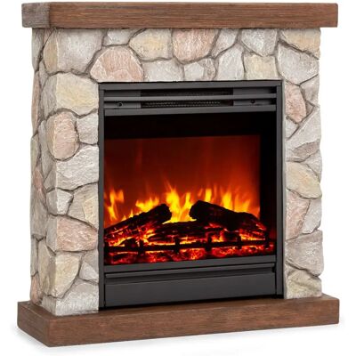 Klarstein Lienz 1800W Decoración de Piedra Marrón Klarstein Lienz 1800W Decoración de Piedra Marrón