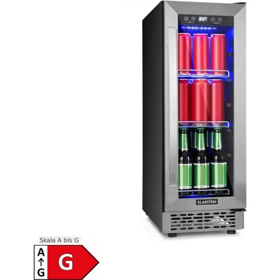 Klarstein Beerlager 56 Frigo à vin - 20 bouteilles, porte vitrée, tactile - Publicité Klarstein Beerlager 56 Frigo à vin - 20 bouteilles, porte vitrée, tactile - Publicité