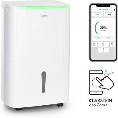 Klarstein DryFy Connect 40 - Blanc - Déshumidificateur d'air - Publicité Klarstein DryFy Connect 40 - Blanc - Déshumidificateur d'air - Publicité