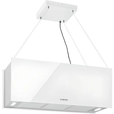 Klarstein Kronleuchter XL Dunstabzugshaube - 90cm, Weiß, 590m³/h, Insel Klarstein Kronleuchter XL Dunstabzugshaube - 90cm, Weiß, 590m³/h, Insel