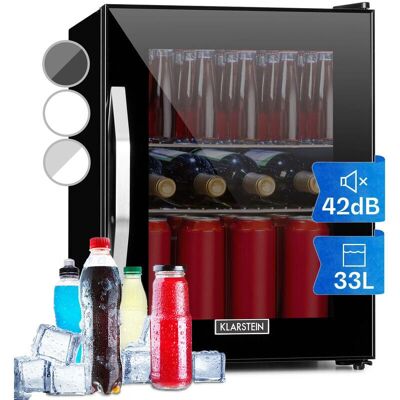 Klarstein Beersafe M - Noir - Mini Frigo - Publicité Klarstein Beersafe M - Noir - Mini Frigo - Publicité