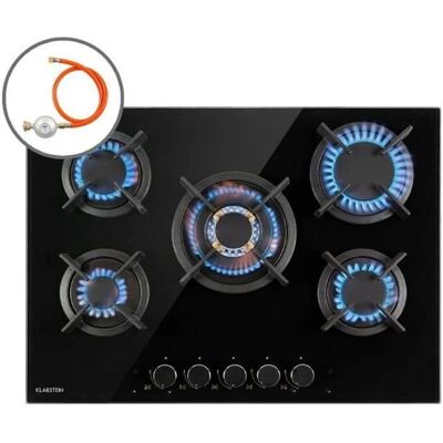 Klarstein Goldflame Gas Cooktop with 5 Burners Klarstein Goldflame Gas Cooktop with 5 Burners