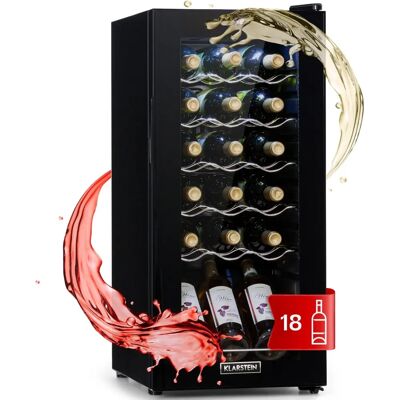 Klarstein Shiraz 18 Uno - Noir - Réfrigérateur à vin - Publicité Klarstein Shiraz 18 Uno - Noir - Réfrigérateur à vin - Publicité