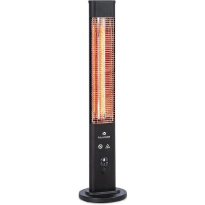 Blumfeldt Heat Guru Plus In & Out Calefactor - 3 Niveles, 1200W, Negro Blumfeldt Heat Guru Plus In & Out Calefactor - 3 Niveles, 1200W, Negro