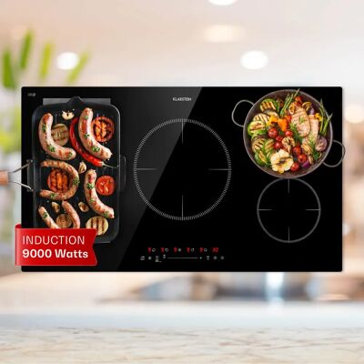 Klarstein Delicatessa 90 Hybrid - Nero - Piastra a induzione Klarstein Delicatessa 90 Hybrid - Nero - Piastra a induzione