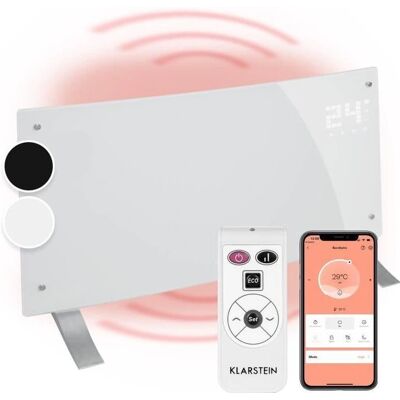 Klarstein Bornholm Curved Smart Convector - Control por app - 2000W Klarstein Bornholm Curved Smart Convector - Control por app - 2000W