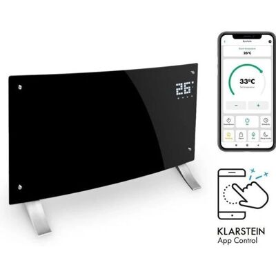 Klarstein Bornholm Curved Smart - Grzejnik konwekcyjny - 2000 W - Sterowanie przez app Klarstein Bornholm Curved Smart - Grzejnik konwekcyjny - 2000 W - Sterowanie przez app