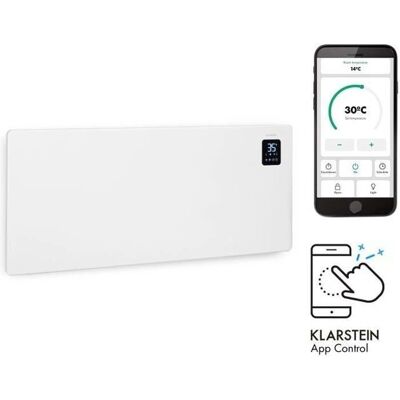 Klarstein Bansin Smart 2500 - 2500W - Wi‑Fi - Chauffage convecteur - Publicité Klarstein Bansin Smart 2500 - 2500W - Wi‑Fi - Chauffage convecteur - Publicité