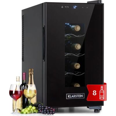 Klarstein HEA3-Bellevin8-Uno - Negro - Enfriador de vino Klarstein HEA3-Bellevin8-Uno - Negro - Enfriador de vino