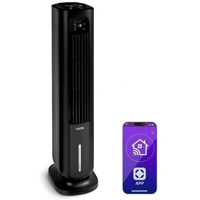 Klarstein Polar Tower Ventilateur intelligent refroidisseur d'air 7L 85W télécommande 5x packs de glace - Publicité Klarstein Polar Tower Ventilateur intelligent refroidisseur d'air 7L 85W télécommande 5x packs de glace - Publicité