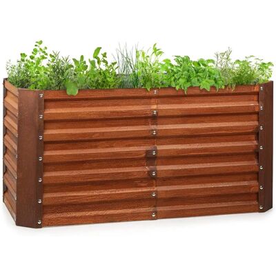 Blumfeldt Rust Grow - Jardin surélevé finition rouille - Publicité Blumfeldt Rust Grow - Jardin surélevé finition rouille - Publicité