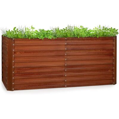 Blumfeldt Rust Grow - Jardinière surélevée en acier galvanisé avec effet rouille - Publicité Blumfeldt Rust Grow - Jardinière surélevée en acier galvanisé avec effet rouille - Publicité