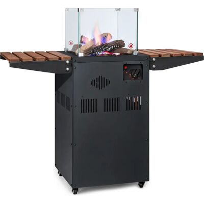 Blumfeldt - Gas Patio Heater - Leistungsstark 8 kW, Edelstahl, Seitentische Blumfeldt - Gas Patio Heater - Leistungsstark 8 kW, Edelstahl, Seitentische