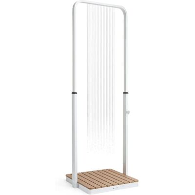 Blumfeldt Sumatra Breeze Quadrat - Außendusche - Silber Blumfeldt Sumatra Breeze Quadrat - Außendusche - Silber