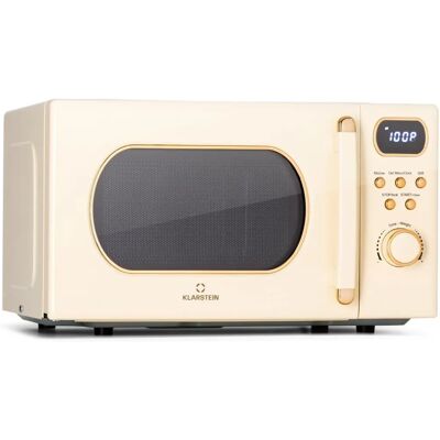 Klarstein O25 - Crema - Microondas con Grill Klarstein O25 - Crema - Microondas con Grill