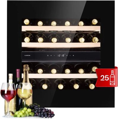 Klarstein Rhône 25 Duo - Schwarzer Wein Kühlschrank Klarstein Rhône 25 Duo - Schwarzer Wein Kühlschrank