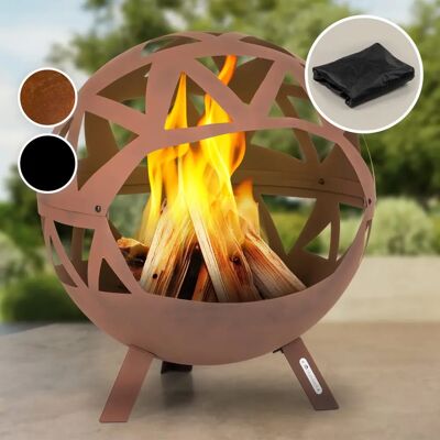 Blumfeldt - Außenkamin mit Grill - Feuerstelle für Garten & Camping Blumfeldt - Außenkamin mit Grill - Feuerstelle für Garten & Camping