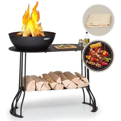 Blumfeldt Nantai Barbecue: Ø50 cm Grill: ø 48 cm Tischdesign - Schwarz Blumfeldt Nantai Barbecue: Ø50 cm Grill: ø 48 cm Tischdesign - Schwarz
