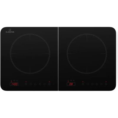Klarstein Cookio - Placa de inducción doble - 3500 W, temporizador, vitrocerámica Klarstein Cookio - Placa de inducción doble - 3500 W, temporizador, vitrocerámica