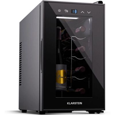 Klarstein Shiraz 8 Uno Vertical - Enfriador de vinos - 8 botellas Klarstein Shiraz 8 Uno Vertical - Enfriador de vinos - 8 botellas