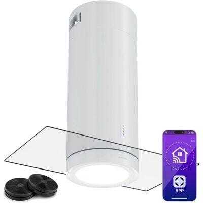 Klarstein Beretta Premium - 544 m3/h - LED - WiFi - Campana de extracción Klarstein Beretta Premium - 544 m3/h - LED - WiFi - Campana de extracción