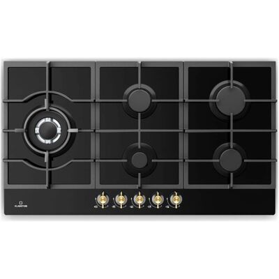 Klarstein Victoria Chef Edition - Gas Cooktop - 5 Burner - Modern Design Klarstein Victoria Chef Edition - Gas Cooktop - 5 Burner - Modern Design