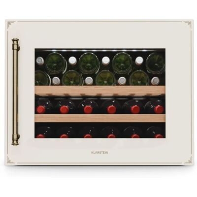 Klarstein Vinsider Victoria 28 - Nevera de vinos UV Táctil Silenciosa 2 Estantes Klarstein Vinsider Victoria 28 - Nevera de vinos UV Táctil Silenciosa 2 Estantes