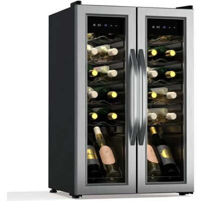 Klarstein - Vinamour Double Door - 2 Zonas - Refrigerador de vino Klarstein - Vinamour Double Door - 2 Zonas - Refrigerador de vino