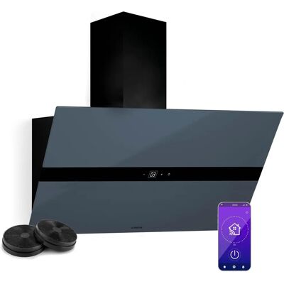 Klarstein - WiFusion - Grau-blaues Glas - Dunstabzugshaube Klarstein - WiFusion - Grau-blaues Glas - Dunstabzugshaube