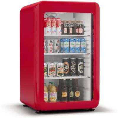 Klarstein - Audrey Evo - 113 L Capacidad - Puerta de vidrio doble - Nevera de bebidas Klarstein - Audrey Evo - 113 L Capacidad - Puerta de vidrio doble - Nevera de bebidas