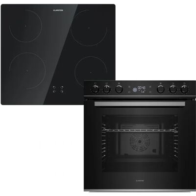 Klarstein ControlSync - Ensemble Plaque à Induction et Four - 9 Fonctions, 4 Zones, 72L - Publicité Klarstein ControlSync - Ensemble Plaque à Induction et Four - 9 Fonctions, 4 Zones, 72L - Publicité