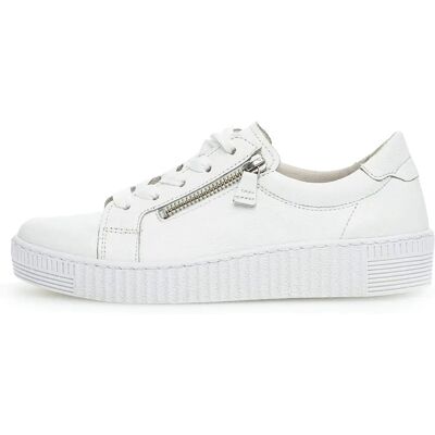 Gabor Wisdom Chaussures Décontractées en Cuir Blanc - Femmes - Taille 5.5 - Publicité Gabor Wisdom Chaussures Décontractées en Cuir Blanc - Femmes - Taille 5.5 - Publicité