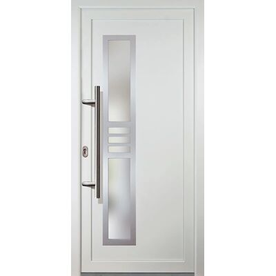 Meeth Signum Exklusiv Modell 53 - blanco - vidrio esmerilado - izquierda - Puerta Meeth Signum Exklusiv Modell 53 - blanco - vidrio esmerilado - izquierda - Puerta