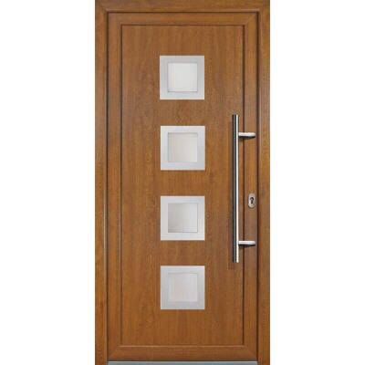 Meeth - Modell 84 - Roble dorado - Vidrio satinado - Puerta Meeth - Modell 84 - Roble dorado - Vidrio satinado - Puerta