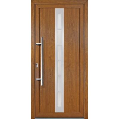 Meeth Modelo 38 - roble dorado - vidrio satinado - Puerta Meeth Modelo 38 - roble dorado - vidrio satinado - Puerta
