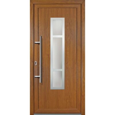 Meeth - Modelo 87 - Roble dorado - Vidrio satinado - Puerta Meeth - Modelo 87 - Roble dorado - Vidrio satinado - Puerta