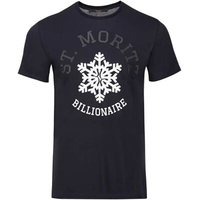 Billionaire T-Shirt Dunkelblau XS - T-Shirt Billionaire T-Shirt Dunkelblau XS - T-Shirt