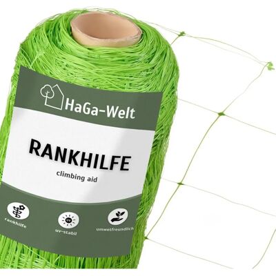 HaGa - HaGa-Welt Rankhilfe - Vert - 1,7m x 20m - Garden net - Publicité HaGa - HaGa-Welt Rankhilfe - Vert - 1,7m x 20m - Garden net - Publicité