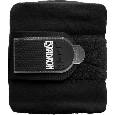 Eskadron Schwarze Fleece-Arbeitsbandagen - Voller Halt für Pferde Eskadron Schwarze Fleece-Arbeitsbandagen - Voller Halt für Pferde