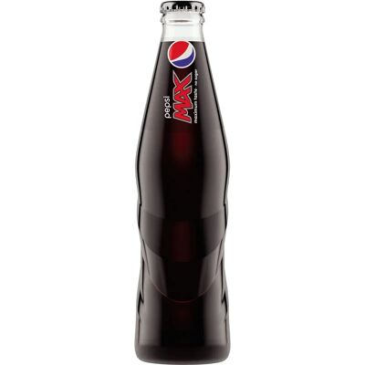 Pepsi Max Glass Bottle - 330ml Soft Drink Pepsi Max Glass Bottle - 330ml Soft Drink