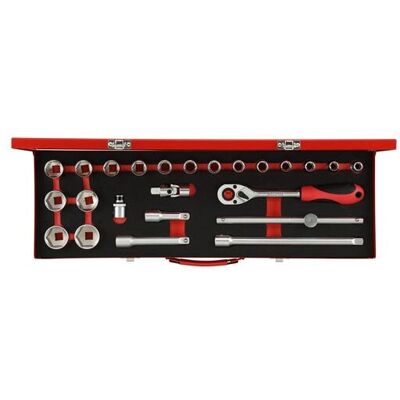 Gedore R69004024 Socket Set - 24 Piece, 1/2 inch, Metric Gedore R69004024 Socket Set - 24 Piece, 1/2 inch, Metric