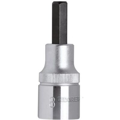 Gedore R62550410 Schroevendraaierbit - 1/2" 4mm - Chroom-vanadium staal Gedore R62550410 Schroevendraaierbit - 1/2" 4mm - Chroom-vanadium staal