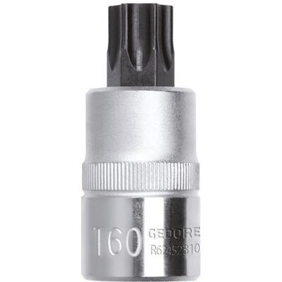 Gedore R62452310 Skrutrekkerbit - TX T60, 55mm, Krom-vanadium stål Gedore R62452310 Skrutrekkerbit - TX T60, 55mm, Krom-vanadium stål
