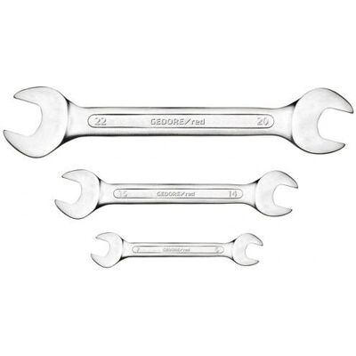 Gedore Red Open End Wrench Set - 8 pcs, 6-22mm Gedore Red Open End Wrench Set - 8 pcs, 6-22mm