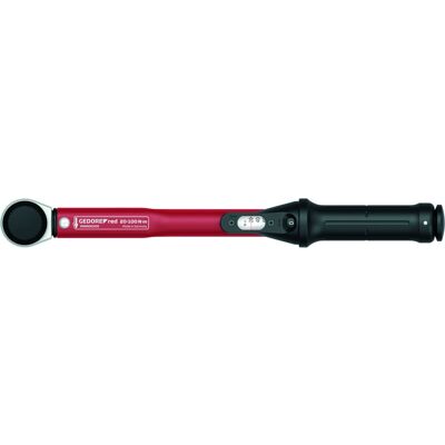 Gedore R68900100 Drehmomentschlüssel - 20-100 Nm, Stahl, Rot Gedore R68900100 Drehmomentschlüssel - 20-100 Nm, Stahl, Rot