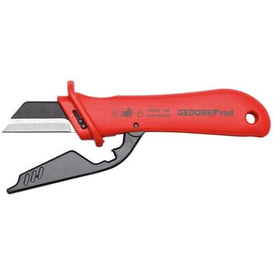 Coltello tagliacavi Gedore R93220128 - Rosso VDE Coltello tagliacavi Gedore R93220128 - Rosso VDE